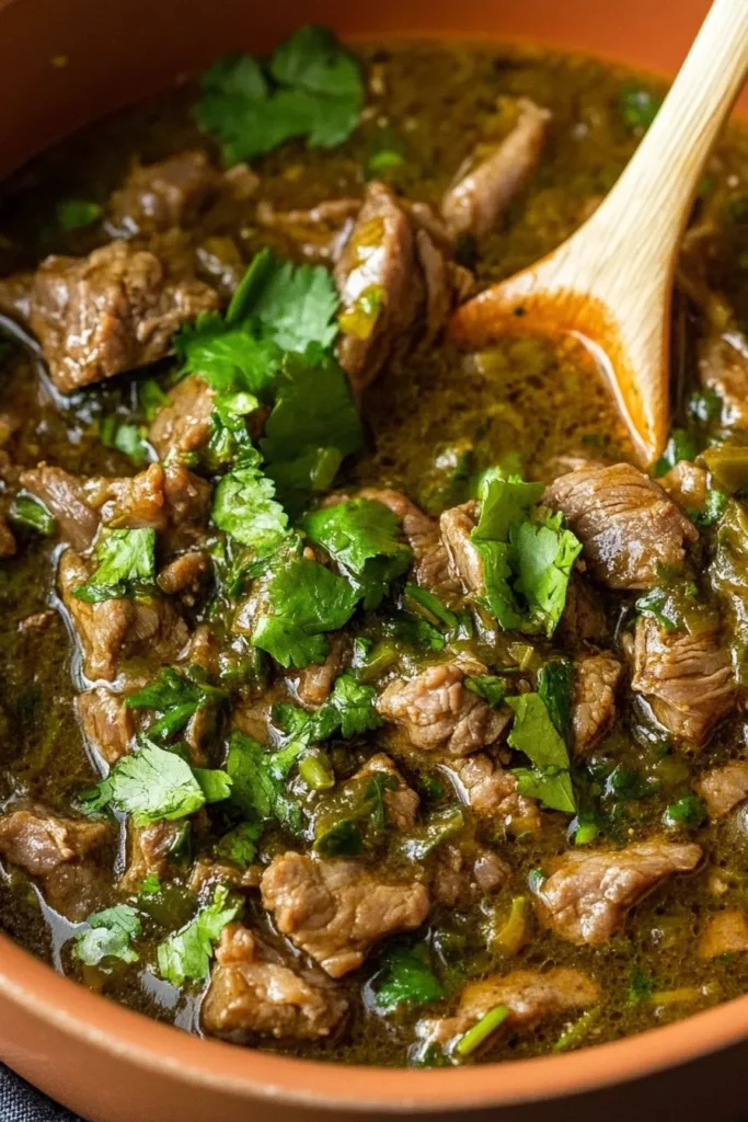 Green Chili Beef Recipe