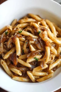 Caramelized Onion Pasta Recipe