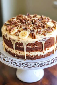 Banana and Walnut Cake Recipe