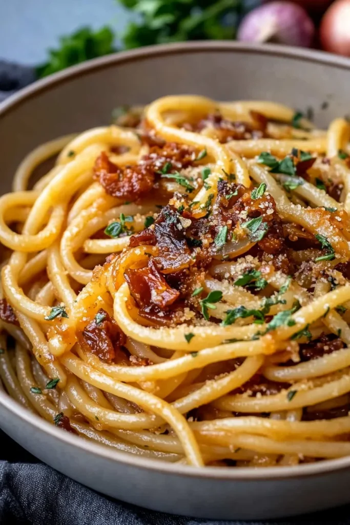 Caramelized Onion Pasta Recipe