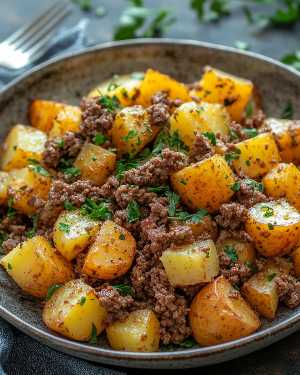 The Best Ground Beef and Potatoes Recipe