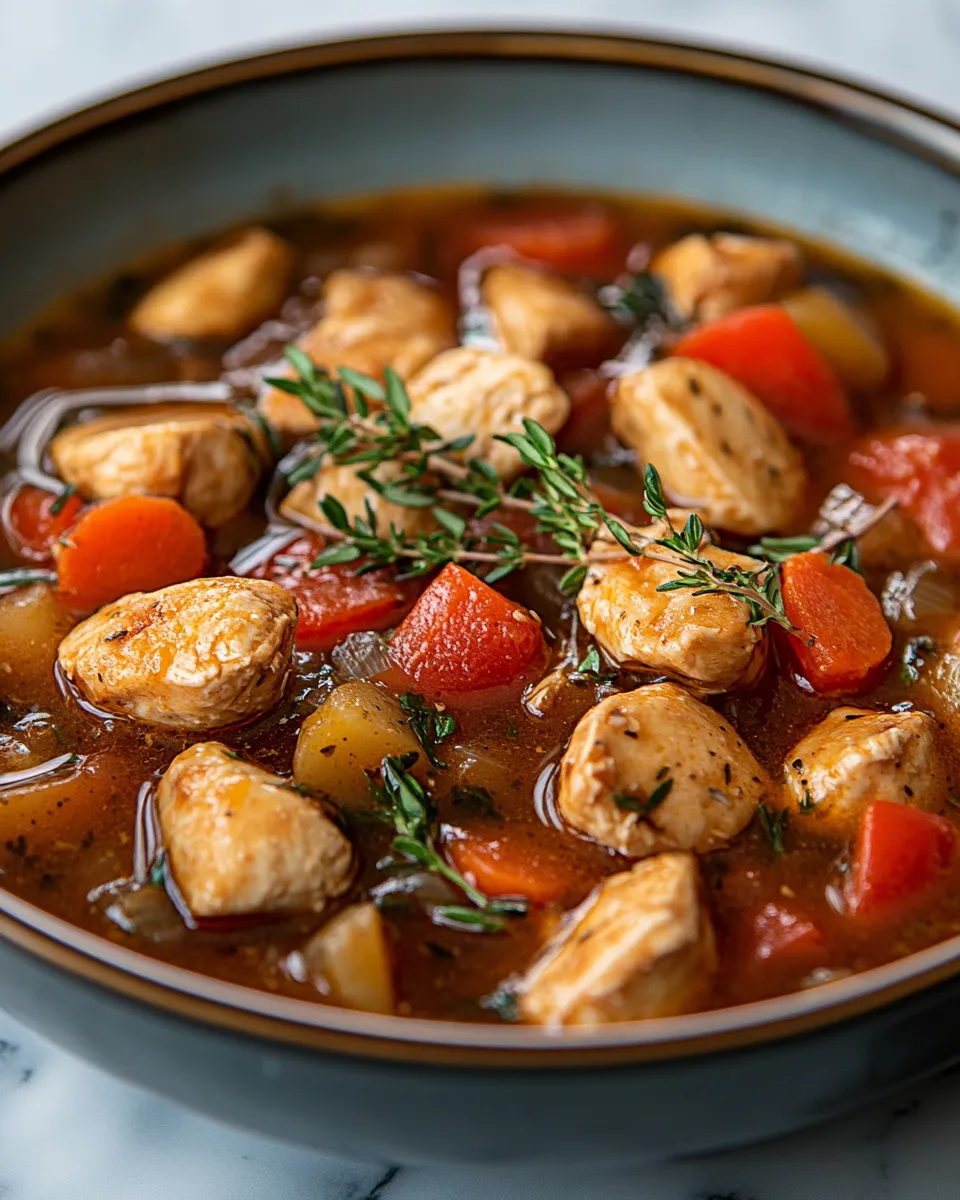 The Best Slow Cooker Chicken Stew Recipe