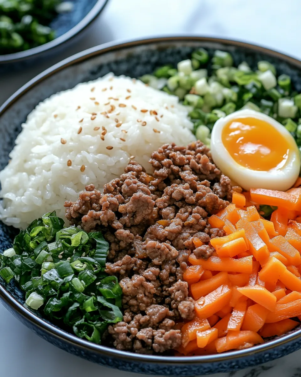 The Best Korean Ground Beef Bowl Recipe
