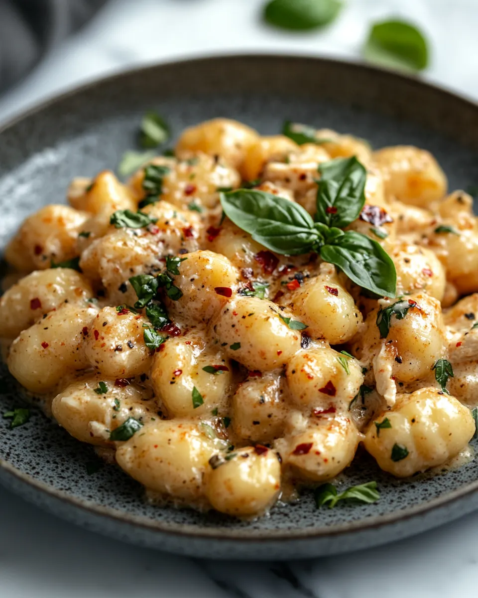 The Best Creamy Crack Chicken Gnocchi Recipe