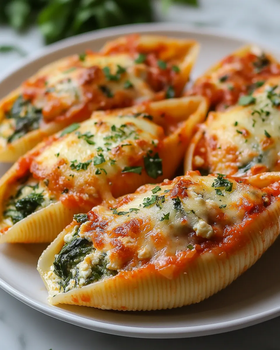 The Easiest Spinach and Ricotta Stuffed Shells Recipe