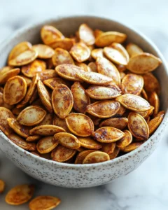 Roasted Maple Cinnamon Pumpkin Seeds Recipe 16 0 0 31