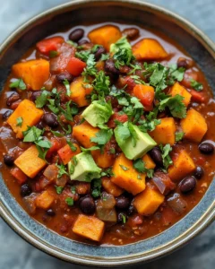 Sweet Potato & Black Bean Chili Recipe 35 0 1 43