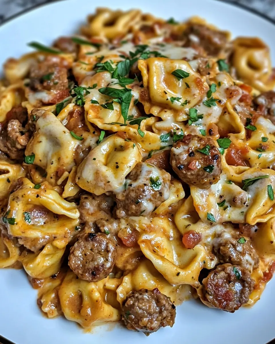 Creamy Italian Sausage Tortellini Recipe