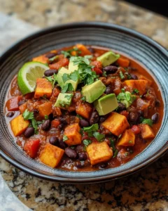 Sweet Potato & Black Bean Chili Recipe 36 0 2 43