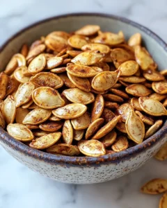 Roasted Maple Cinnamon Pumpkin Seeds Recipe 15 0 2 45