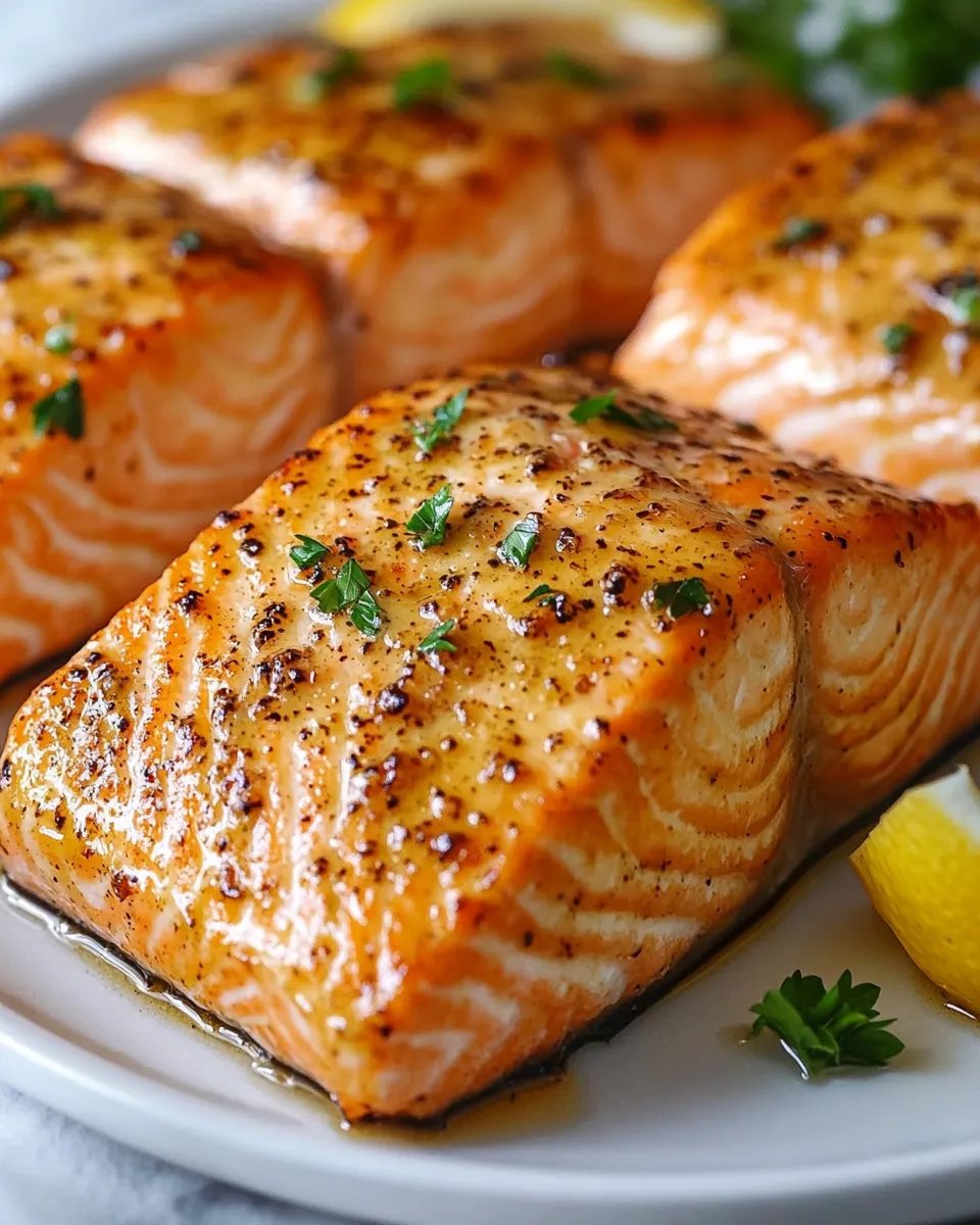 Brown Sugar & Mustard Baked Salmon Recipe