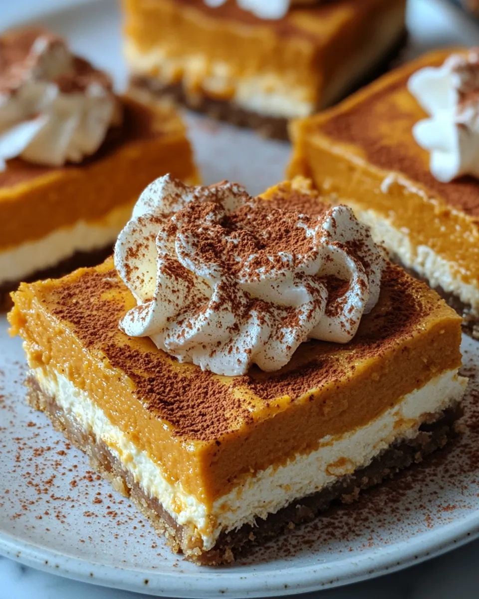 The Best Pumpkin Cheesecake Bars Recipe