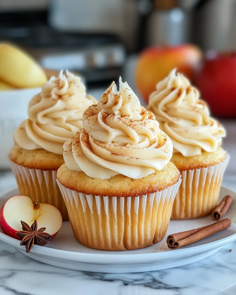 Spiced Apple Cider Cupcakes Recipe
