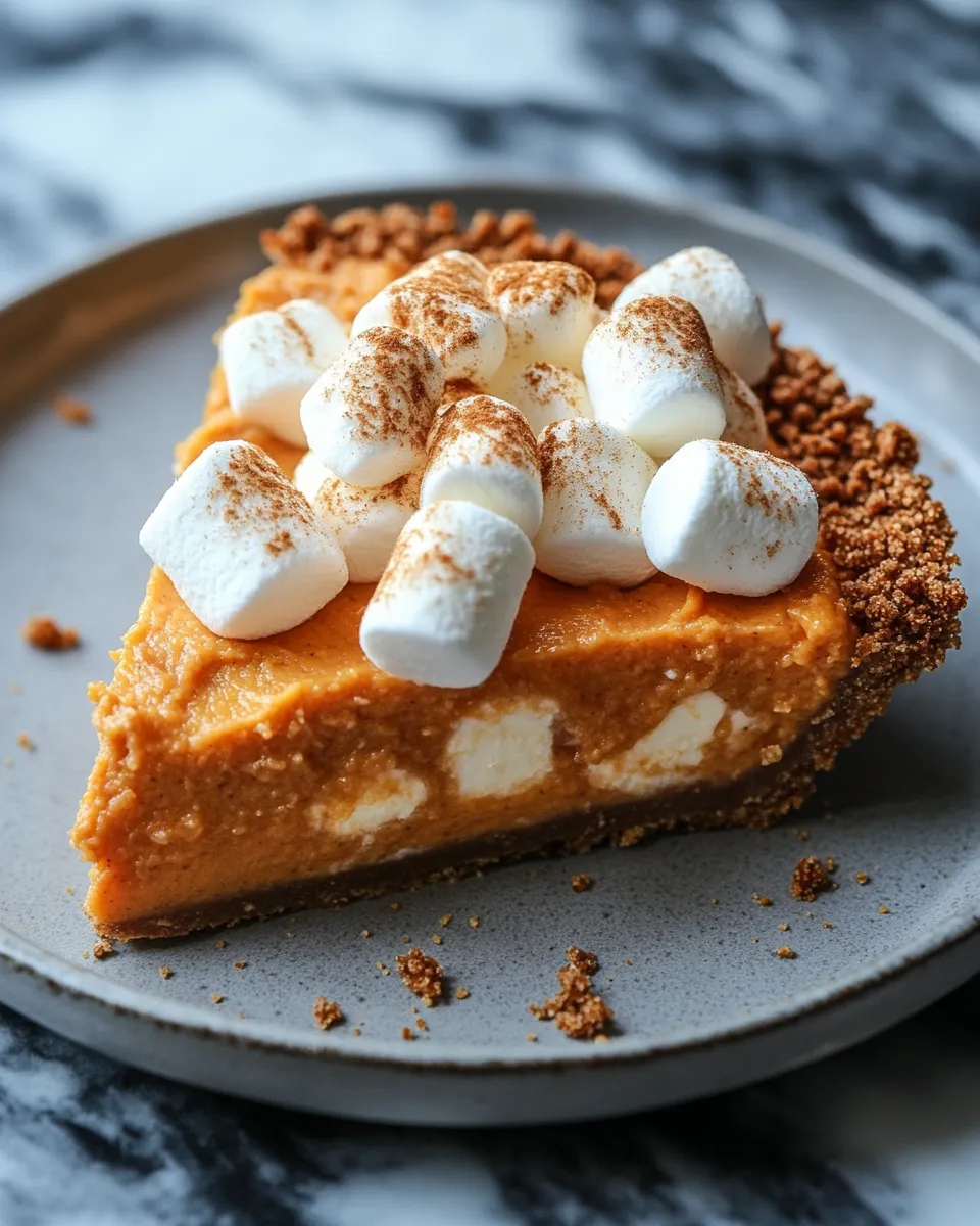 Sweet Potato Marshmallow Dream Pie Recipe