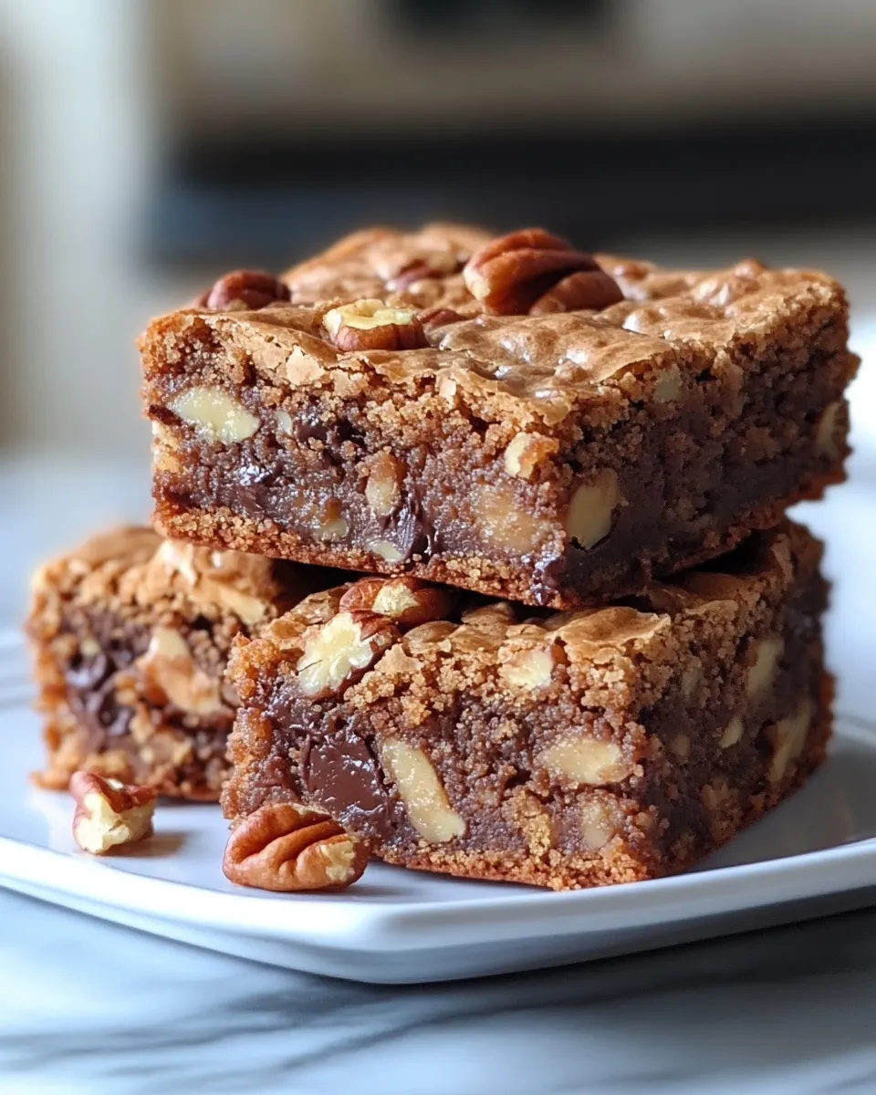 Brown Butter Pecan Blondies Recipe